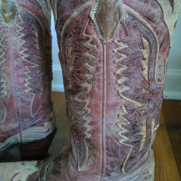 Corral Eagle Boots Western Cowboy Boots Size 5.5 - Picture 12 of 16